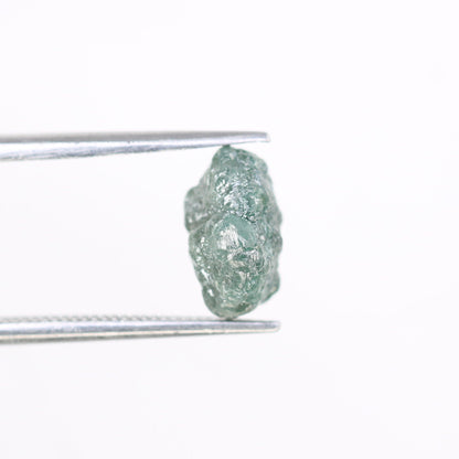 3.19 CT blue raw rough diamond natural uncut diamond loose diamonds for her antique wedding ring gifts for mom salt and pepper