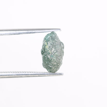 3.19 CT blue raw rough diamond natural uncut diamond loose diamonds for her antique wedding ring gifts for mom salt and pepper