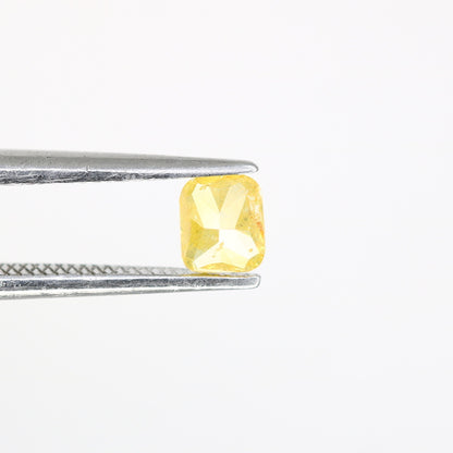 0.44 CT Cushion Cut Yellow Diamond - Rare Gemstone for Custom Gold Rings, Unique Jewelry for Anniversary & Birthday Gift Ideas