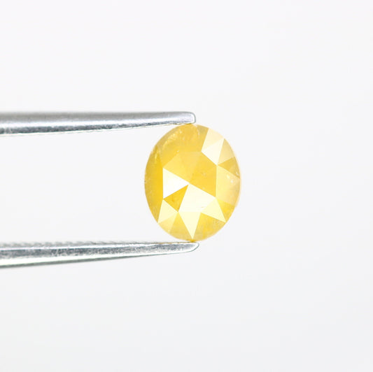 0.52 CT Oval Yellow Loose Diamond - Unique Gemstone for Proposal Rings, Custom Gold Jewelry & Special Gift for Girlfriend