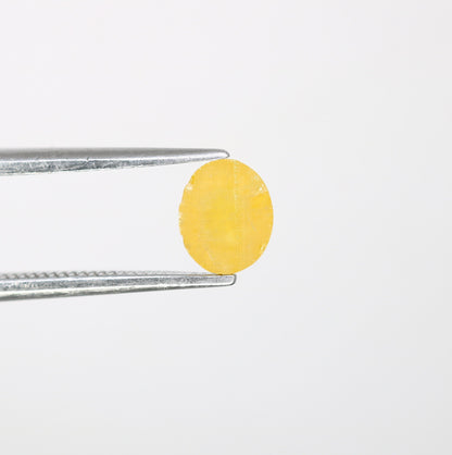 0.52 CT Oval Yellow Loose Diamond - Unique Gemstone for Proposal Rings, Custom Gold Jewelry & Special Gift for Girlfriend