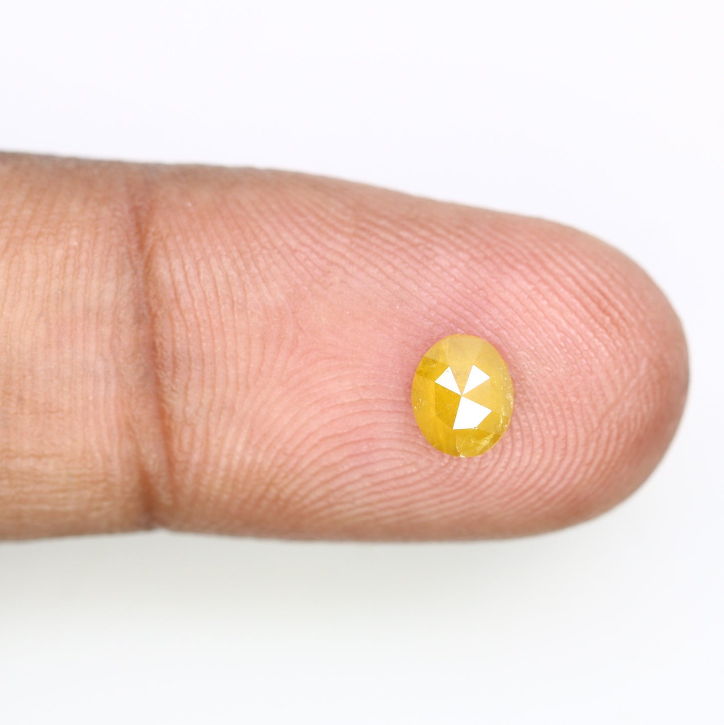 0.52 CT Oval Yellow Loose Diamond - Unique Gemstone for Proposal Rings, Custom Gold Jewelry & Special Gift for Girlfriend