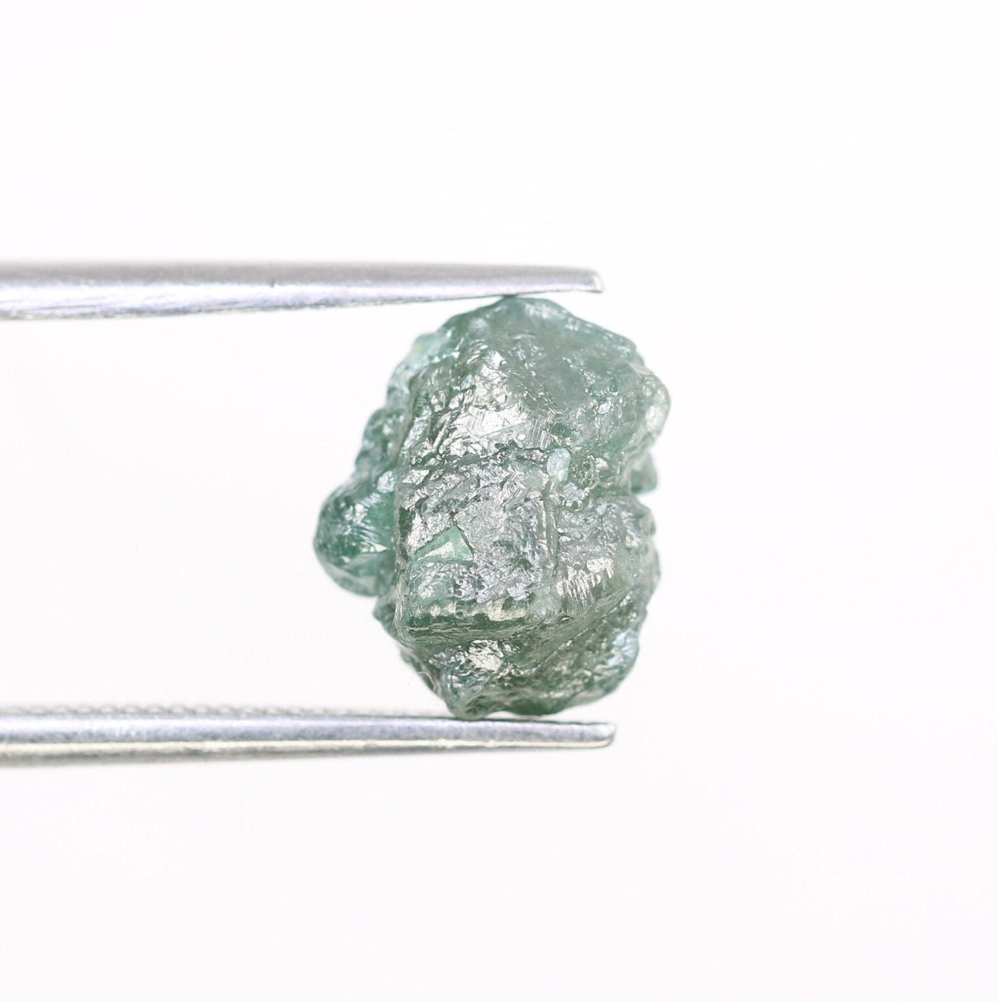 3.57 CT blue raw rough diamond natural uncut diamond loose diamonds for her antique wedding ring gifts for mom salt and pepper