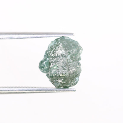 3.57 CT blue raw rough diamond natural uncut diamond loose diamonds for her antique wedding ring gifts for mom salt and pepper