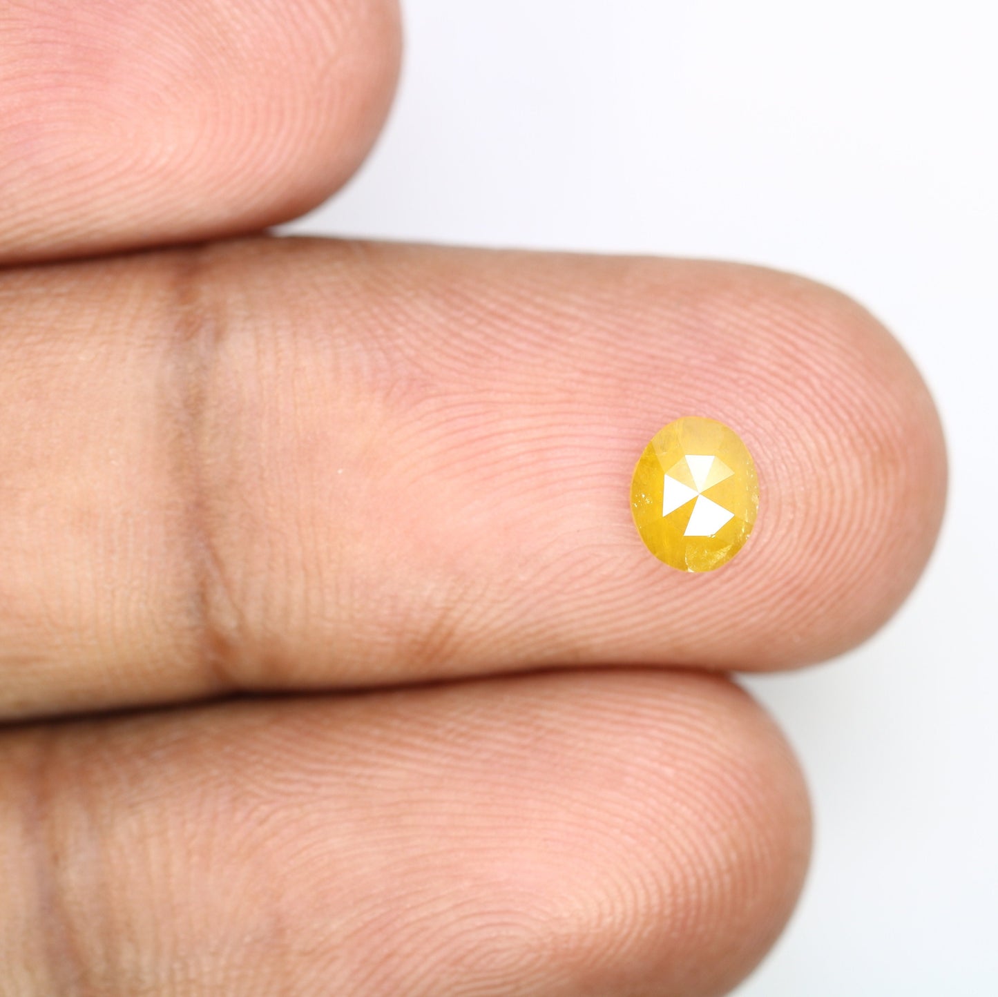 0.52 CT Oval Yellow Loose Diamond - Unique Gemstone for Proposal Rings, Custom Gold Jewelry & Special Gift for Girlfriend