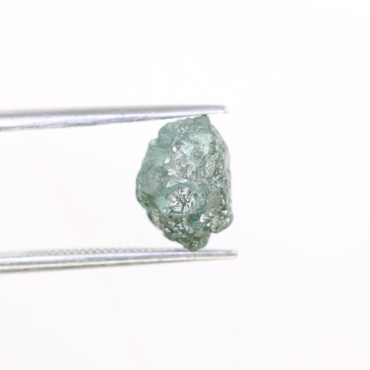 3.57 CT blue raw rough diamond natural uncut diamond loose diamonds for her antique wedding ring gifts for mom salt and pepper