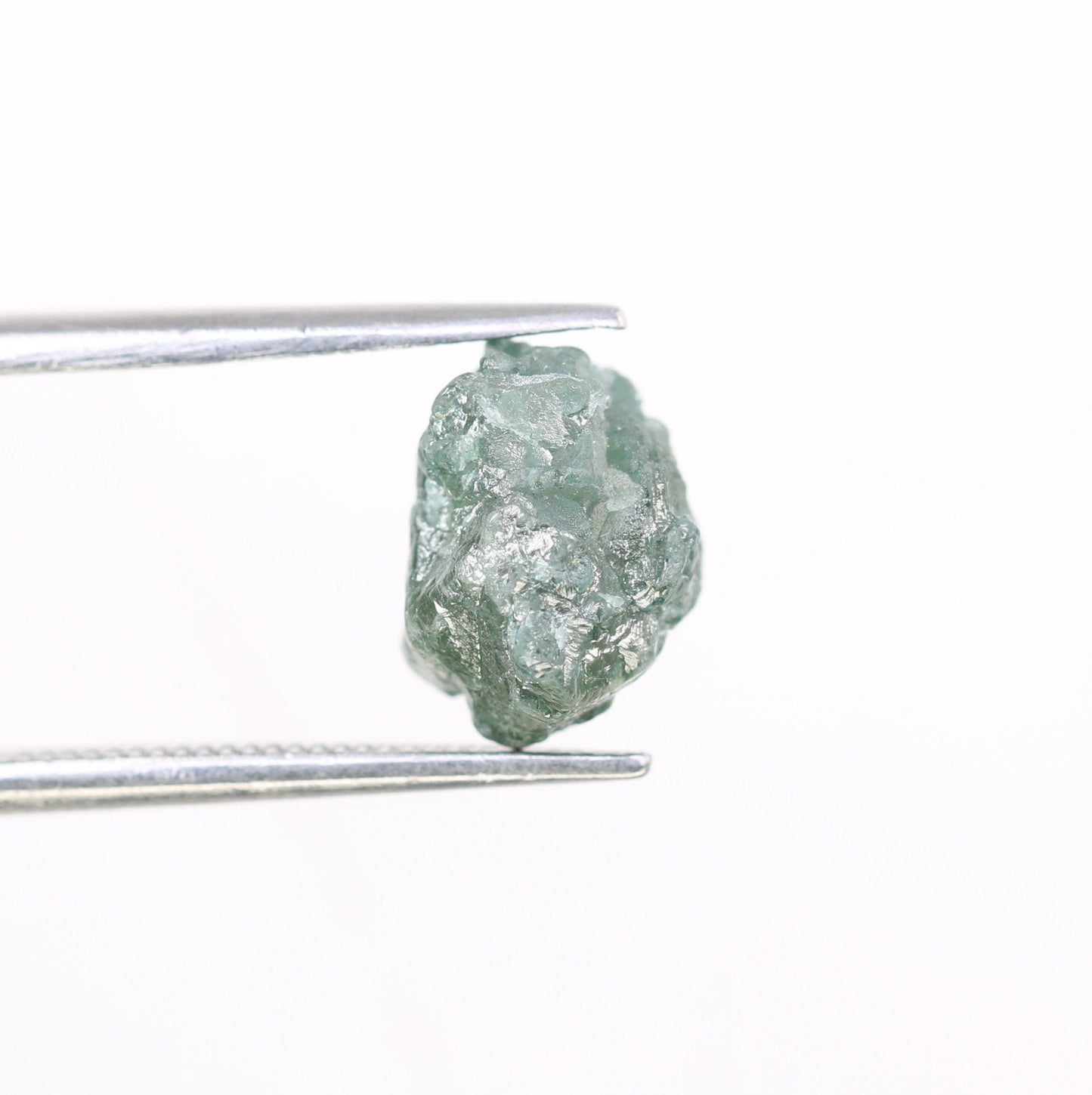 3.57 CT blue raw rough diamond natural uncut diamond loose diamonds for her antique wedding ring gifts for mom salt and pepper