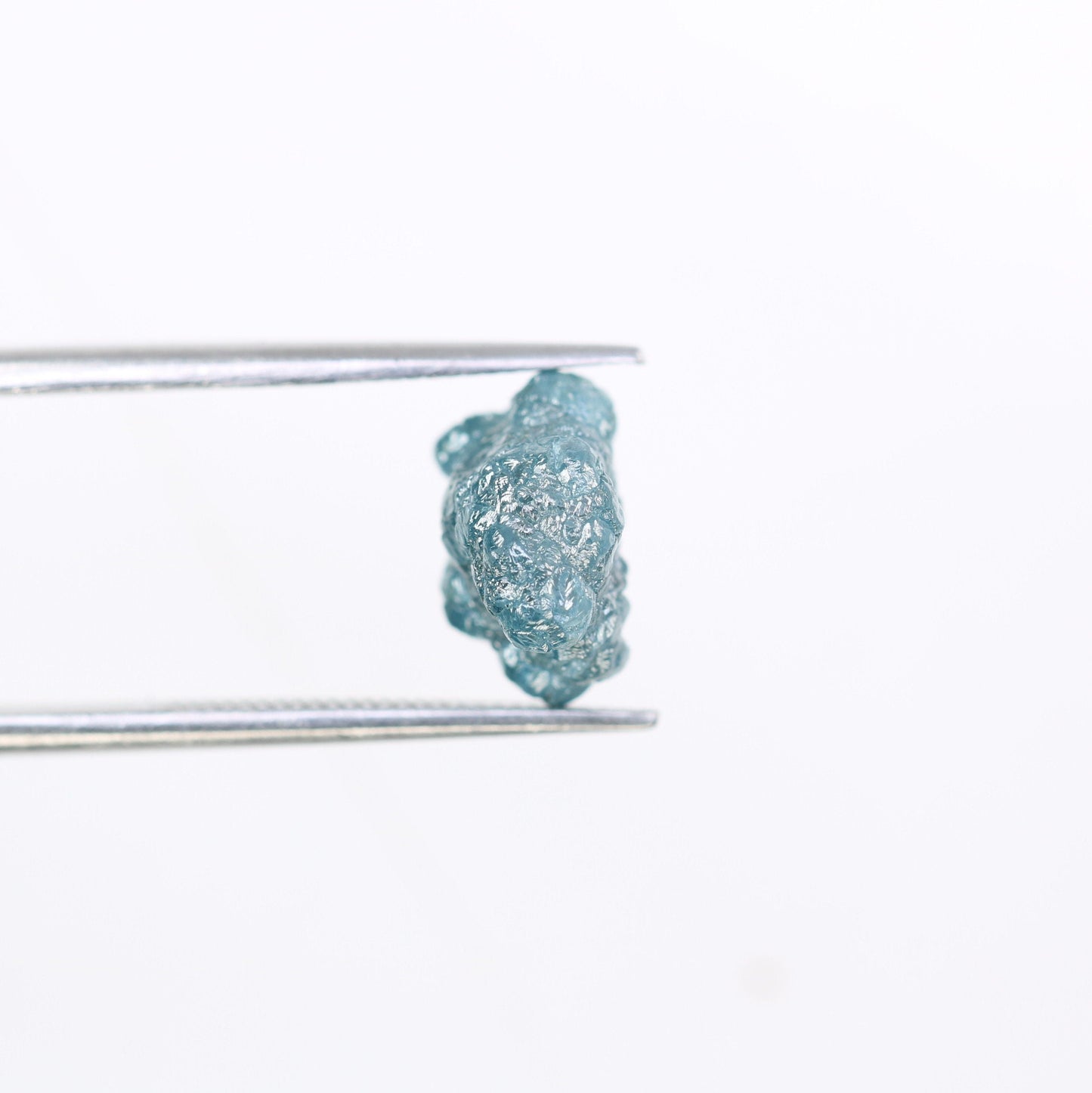 3.59 CT blue raw rough diamond natural uncut diamond loose diamonds for her antique wedding ring gifts for mom salt and pepper
