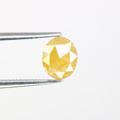 0.59 CT Oval Fancy Yellow Diamond - Unique Gemstone for Diamond Pendants, Custom Gold Rings & Jewelry, Perfect Gift for Her