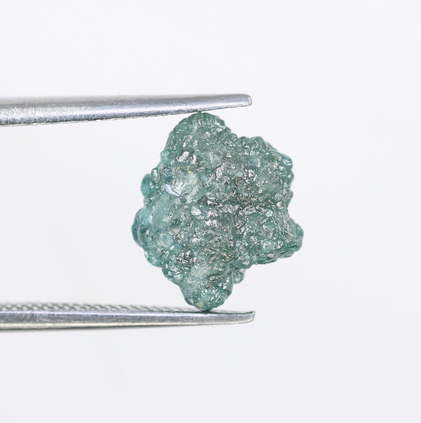 3.52 CT blue raw rough diamond natural uncut diamond loose diamonds for her antique wedding ring gifts for mom salt and pepper