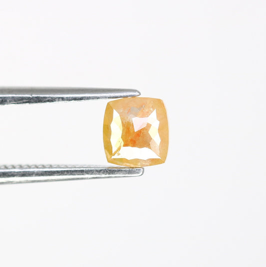 0.48 CT Cushion Cut Peach Diamond - Unique Gemstone for Engagement Rings, Custom Gold Jewelry & Special Gift for Girlfriend or Wife