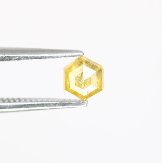 0.30 CT Salt and Pepper Hexagon Cut - Natural Loose Hexagon Shape -Unique Diamond for Ring - Special Gift for Her - Wholesaler of Diamond