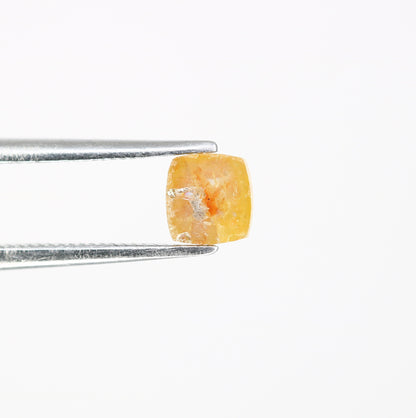 0.48 CT Cushion Cut Peach Diamond - Unique Gemstone for Engagement Rings, Custom Gold Jewelry & Special Gift for Girlfriend or Wife