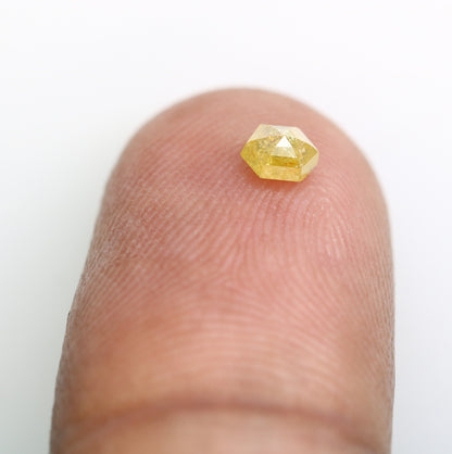 0.30 CT Salt and Pepper Hexagon Cut - Natural Loose Hexagon Shape -Unique Diamond for Ring - Special Gift for Her - Wholesaler of Diamond