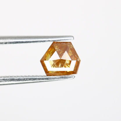 0.69 CT Fancy Orange Color Triangle Shape Diamond For Diamond Peendant | Wedding Gift | Customized Jewelry MakingFor Gold Ring Diamonds