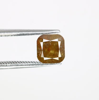 1.34 CT Cushion Cut Dark Green Diamond - Unique Gemstone for Proposal Rings, Diamond Pendants & Anniversary Gifts, Custom Gold Jewelry