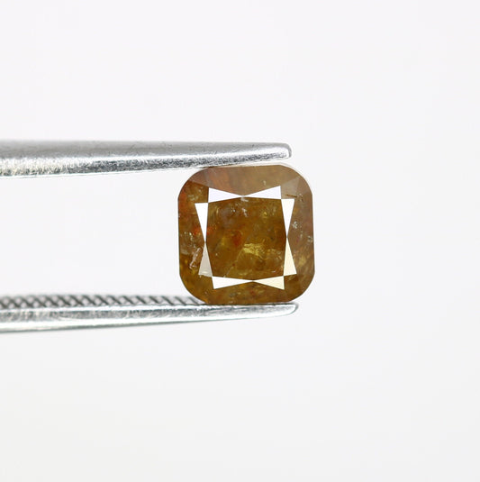 1.34 CT Cushion Cut Dark Green Diamond - Unique Gemstone for Proposal Rings, Diamond Pendants & Anniversary Gifts, Custom Gold Jewelry