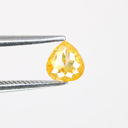 0.49 CT Pear Shape Fancy Yellow Loose Diamond | Statement Jewelry | Anniversary or Birthday Gift | Gold Ring