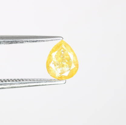 0.53 CT Pear Shape Fancy Yellow Diamond For Engagement Ring | Wedding Jewelry | Gift For HerFor Gold Ring Diamonds