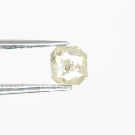 0.54 CT Emerald Cut Loose Diamond - Salt and Pepper Emerald Shape Diamond - Emerald For Wedding Ring - LABORDAY Offer - Customize Jewelry