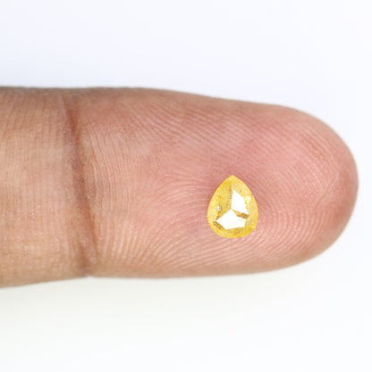 0.53 CT Pear Shape Fancy Yellow Diamond For Engagement Ring | Wedding Jewelry | Gift For HerFor Gold Ring Diamonds