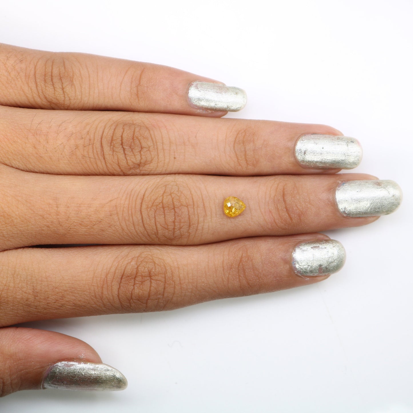 0.49 CT Pear Shape Fancy Yellow Loose Diamond | Statement Jewelry | Anniversary or Birthday Gift | Gold Ring