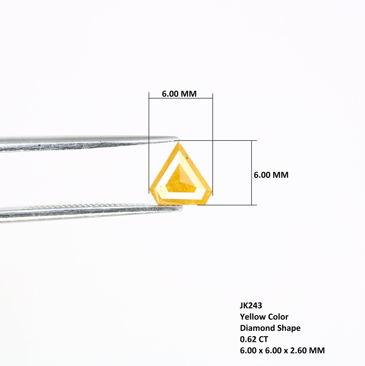 0.62 CT Fancy Yellow Color Diamond For Multiple Occasions And WeddingFor Gold Ring Diamonds