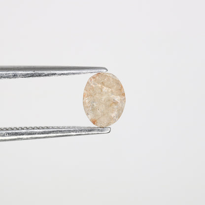 0.25 CT Oval Grey Rustic Diamond - Unique Statement Jewelry, Custom Gold Rings & Thoughtful Anniversary or Birthday Gift Ideas