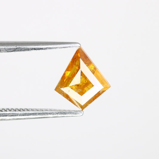 0.79 CT Shape Salt and Pepper Kite Shape - Natural Kite shape Loose Diamond -For 14k Gold Jewelry - Christmas Gift - LABORDAY Offer