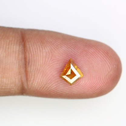 0.79 CT Shape Salt and Pepper Kite Shape - Natural Kite shape Loose Diamond -For 14k Gold Jewelry - Christmas Gift - LABORDAY Offer