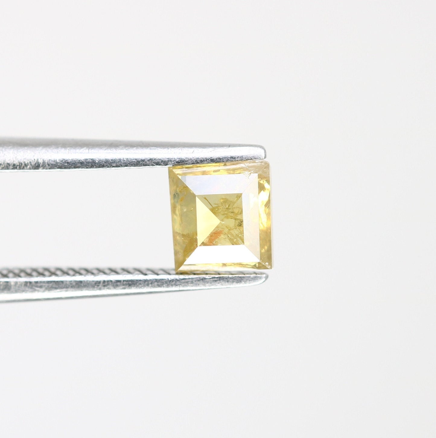 0.68 CT Fancy Orange Square Shape Loose Diamond For Engagement Ring | Gift For Girl Friend | Gift For SisterFor Gold Ring Diamonds