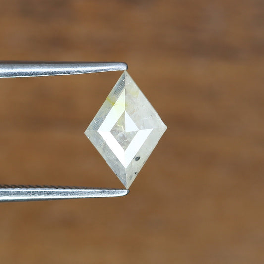 0.57 CT Kite shape Natural Loose Diamond  -Kite Shape Salt and Pepper Diamond - For Salt Pepper Diamond Ring - Sale Offer- Unique Gift