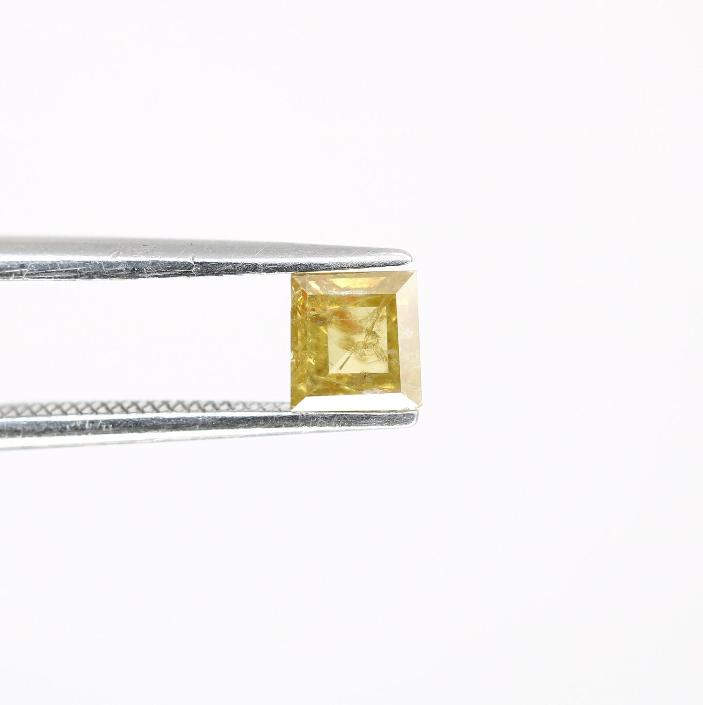 0.68 CT Fancy Orange Square Shape Loose Diamond For Engagement Ring | Gift For Girl Friend | Gift For SisterFor Gold Ring Diamonds
