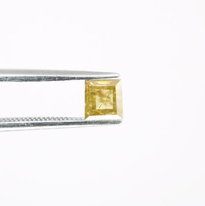 0.68 CT Fancy Orange Square Shape Loose Diamond For Engagement Ring | Gift For Girl Friend | Gift For SisterFor Gold Ring Diamonds