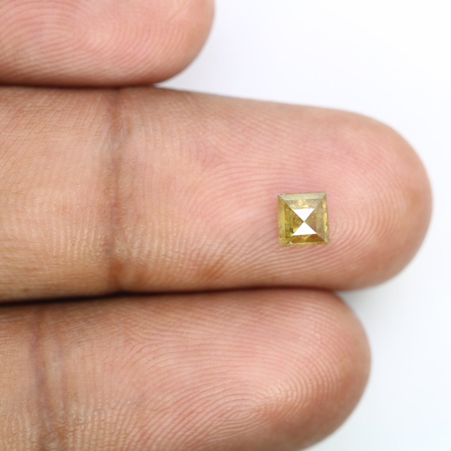 0.68 CT Fancy Orange Square Shape Loose Diamond For Engagement Ring | Gift For Girl Friend | Gift For SisterFor Gold Ring Diamonds