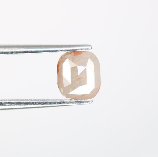 0.93 CT Emerald Cut Loose Salt and Pepper Diamond - Ideal for Wedding Ring - Emerald Shape Diamond for Custom Jewelry Design