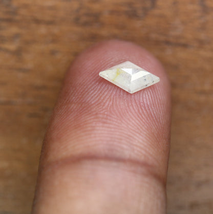 0.57 CT Kite shape Natural Loose Diamond  -Kite Shape Salt and Pepper Diamond - For Salt Pepper Diamond Ring - Sale Offer- Unique Gift
