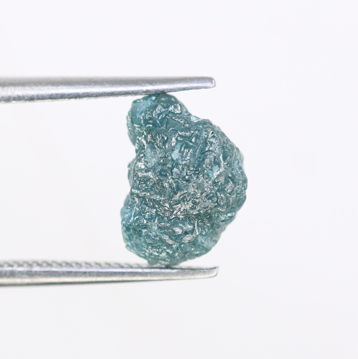 2.61 CT blue rough irregular diamond for proposal ring gift for girlfriend gift for wife for gold ring diamonds