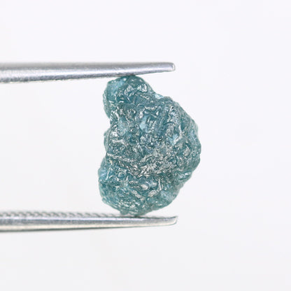 2.61 CT blue rough irregular diamond for proposal ring gift for girlfriend gift for wife for gold ring diamonds