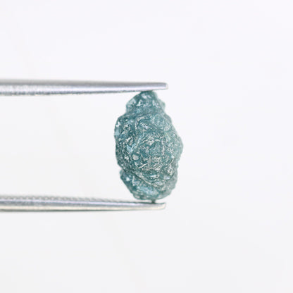 2.61 CT blue rough irregular diamond for proposal ring gift for girlfriend gift for wife for gold ring diamonds