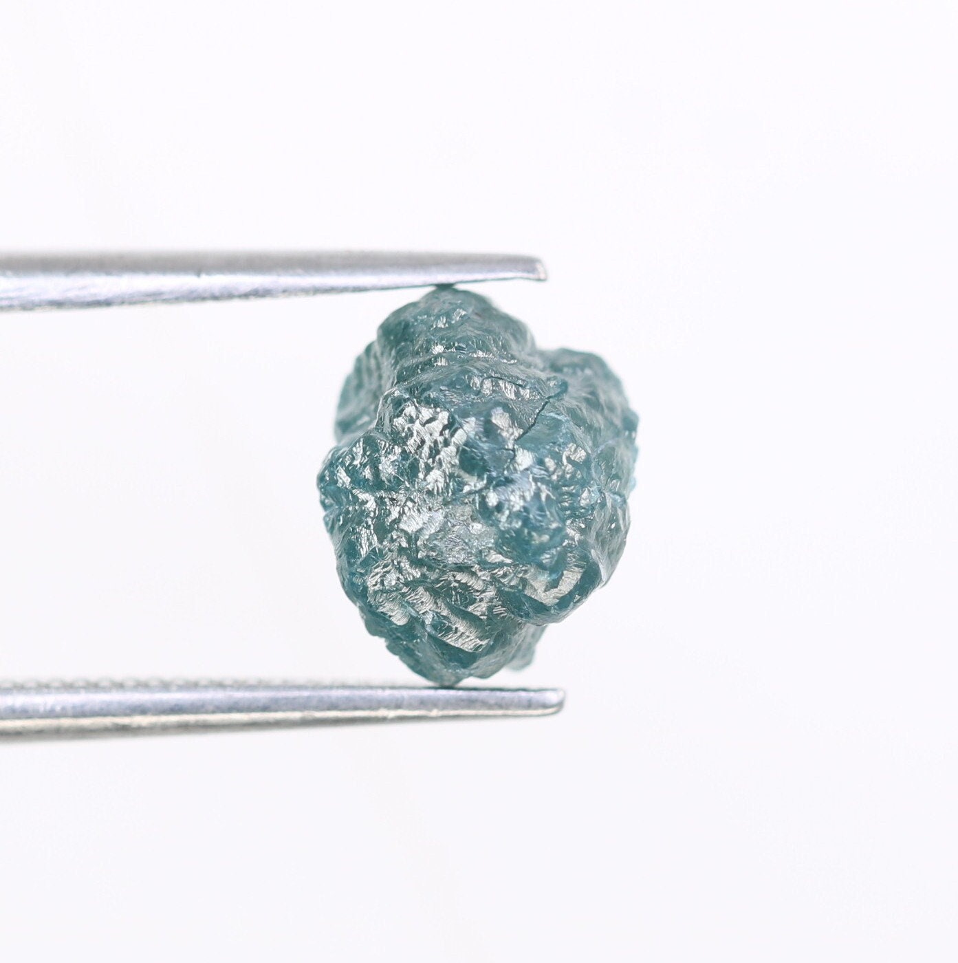 2.40 CT blue raw rough diamond natural uncut diamond loose diamonds for her antique wedding ring gifts for mom salt and pepper