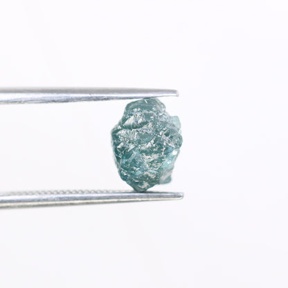 2.40 CT blue raw rough diamond natural uncut diamond loose diamonds for her antique wedding ring gifts for mom salt and pepper