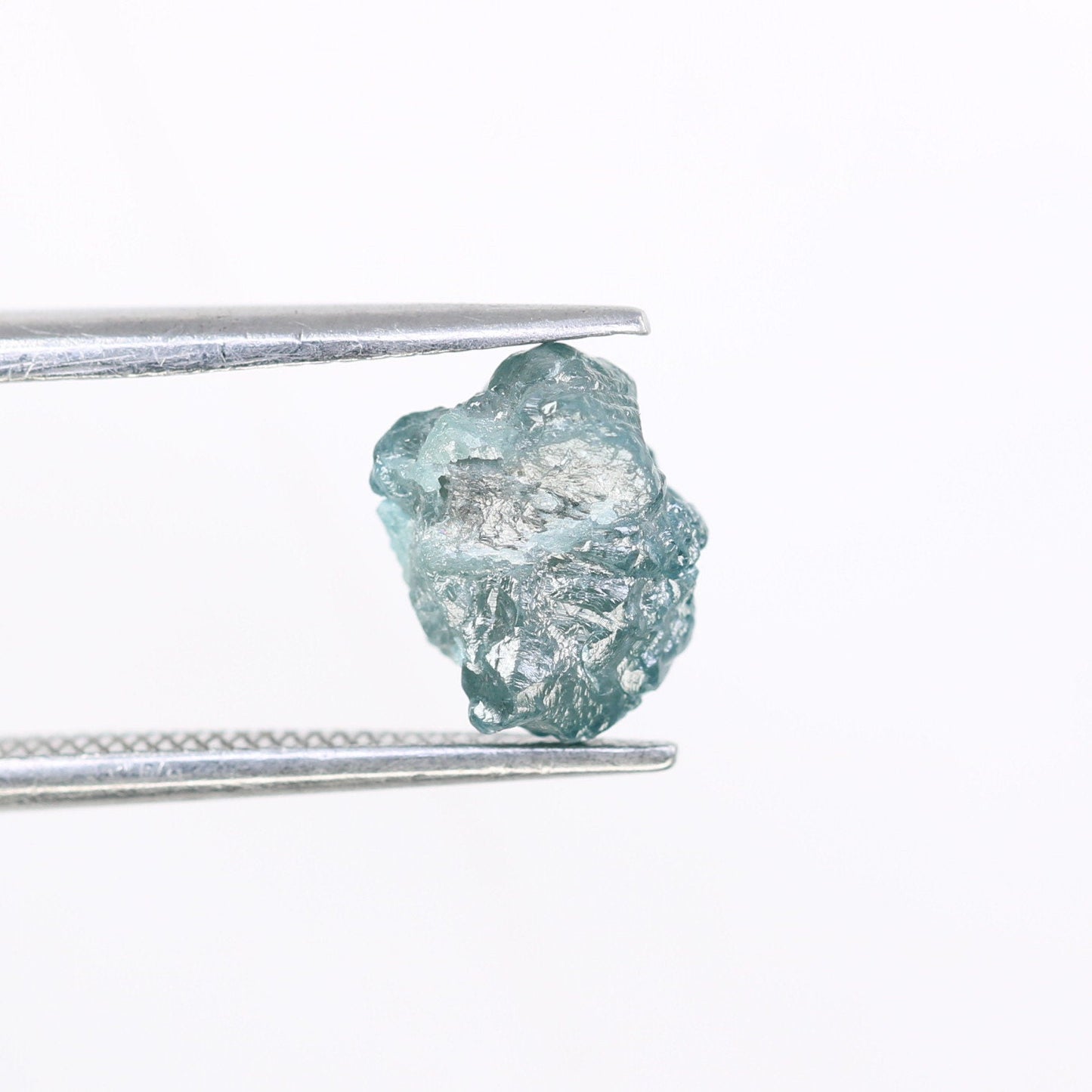 2.40 CT blue raw rough diamond natural uncut diamond loose diamonds for her antique wedding ring gifts for mom salt and pepper