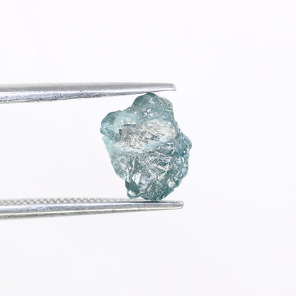 2.40 CT blue raw rough diamond natural uncut diamond loose diamonds for her antique wedding ring gifts for mom salt and pepper