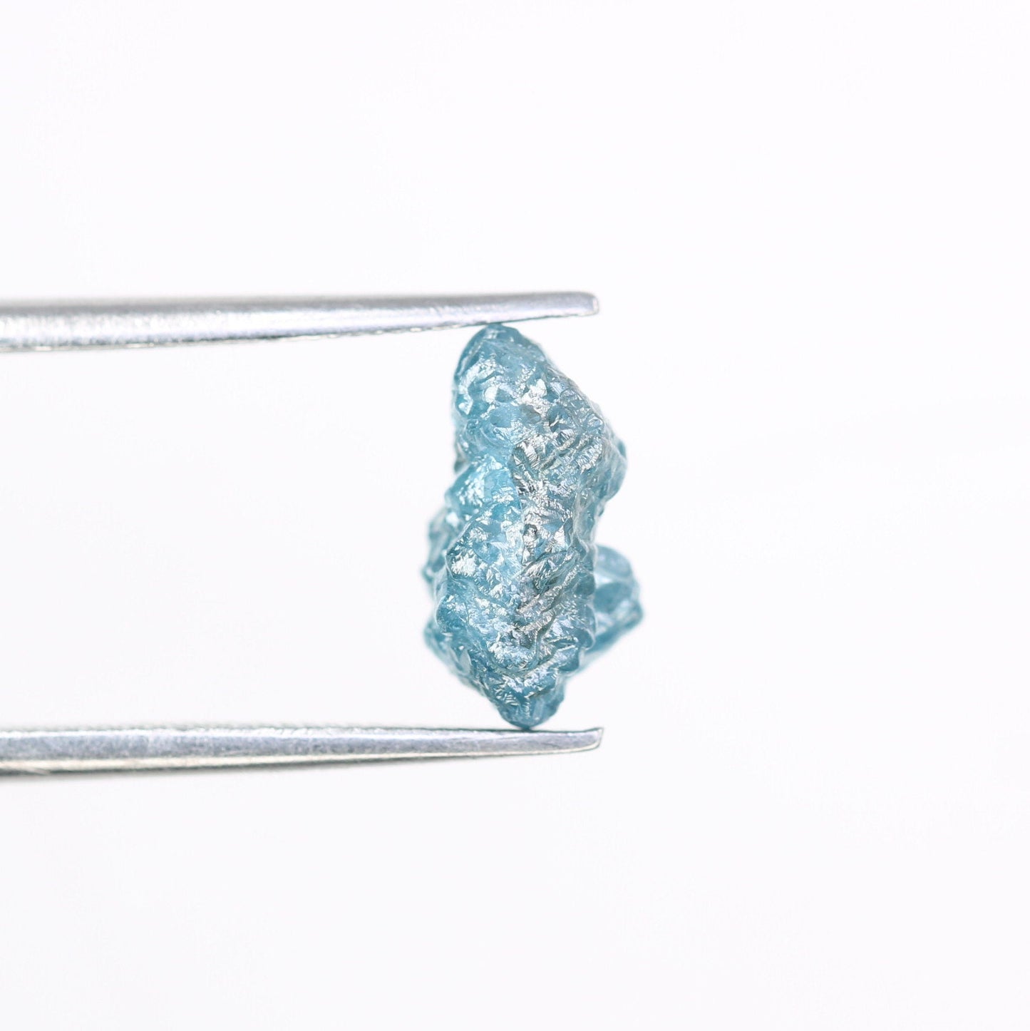 2.19 CT blue raw rough diamond natural uncut diamond loose diamonds for her antique wedding ring gifts for mom salt and pepper