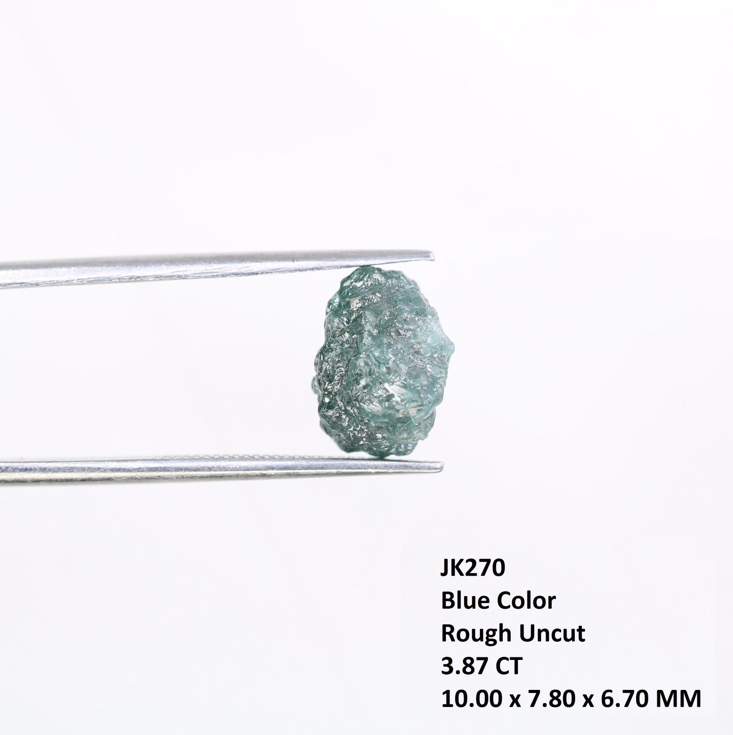 3.87 CT raw rough diamond natural uncut diamond loose diamonds for her antique wedding ring gifts for mom salt and pepper