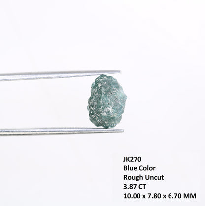 3.87 CT raw rough diamond natural uncut diamond loose diamonds for her antique wedding ring gifts for mom salt and pepper