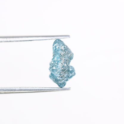 2.19 CT blue raw rough diamond natural uncut diamond loose diamonds for her antique wedding ring gifts for mom salt and pepper