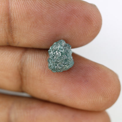 3.87 CT raw rough diamond natural uncut diamond loose diamonds for her antique wedding ring gifts for mom salt and pepper