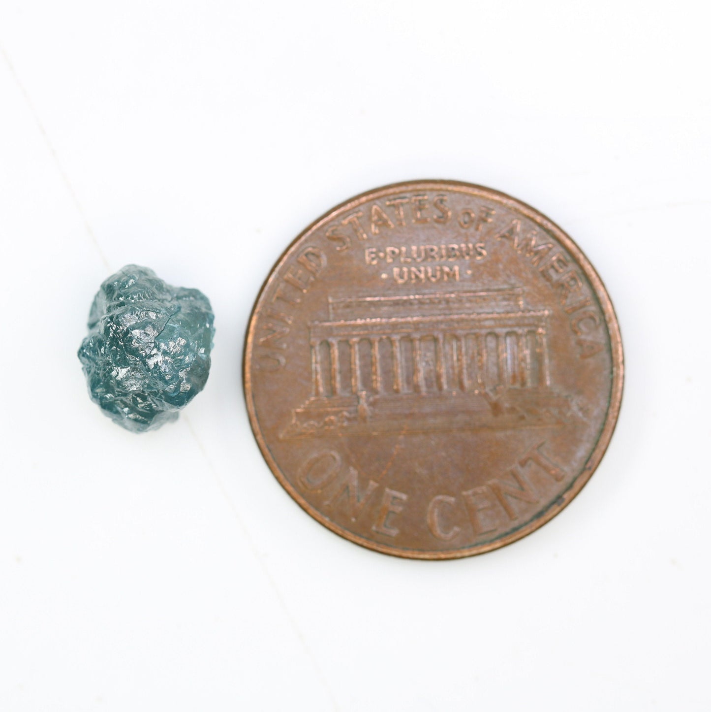 2.40 CT blue raw rough diamond natural uncut diamond loose diamonds for her antique wedding ring gifts for mom salt and pepper
